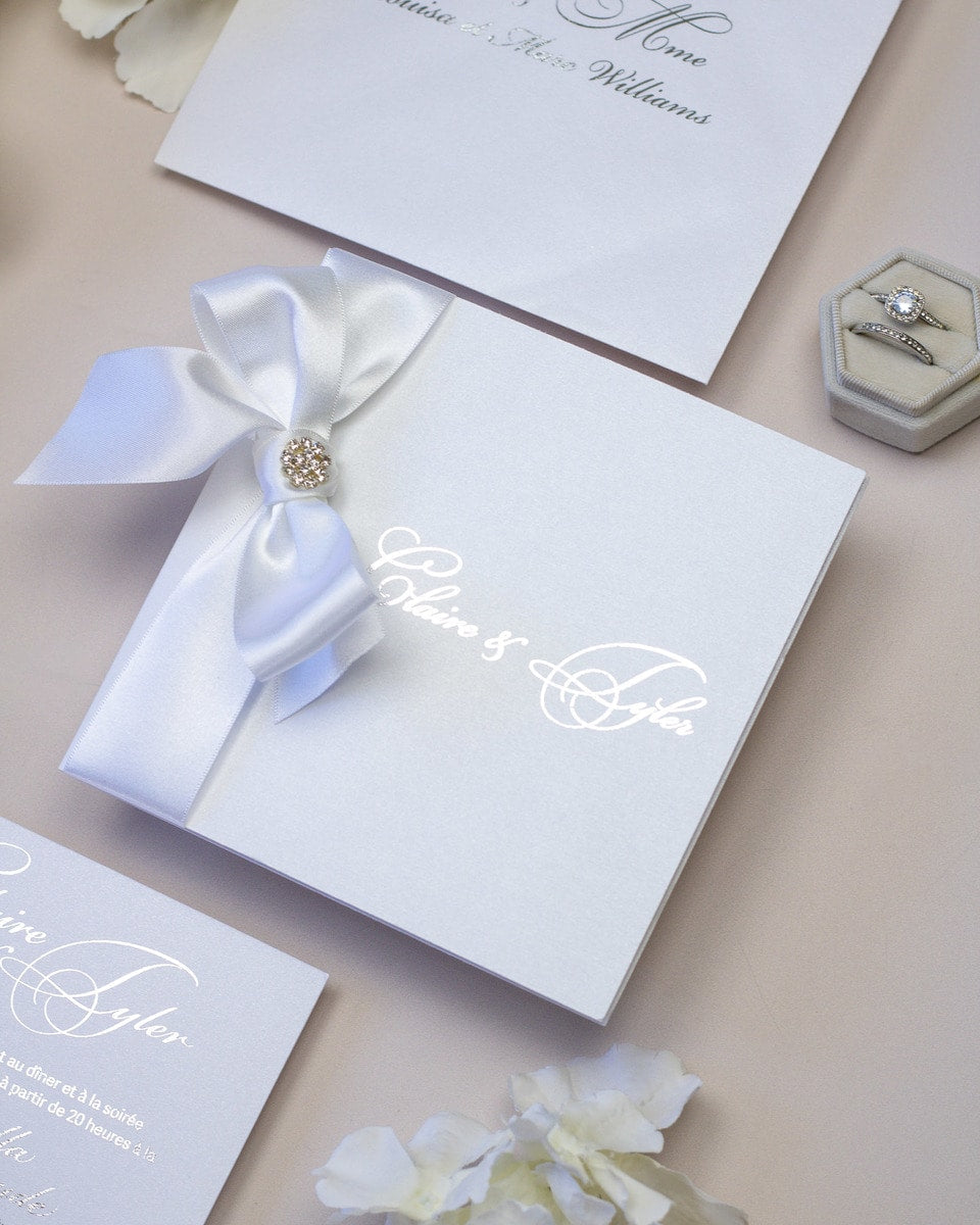 Lacy - Echantillon - Faire - part - Luxe Carterie Studio