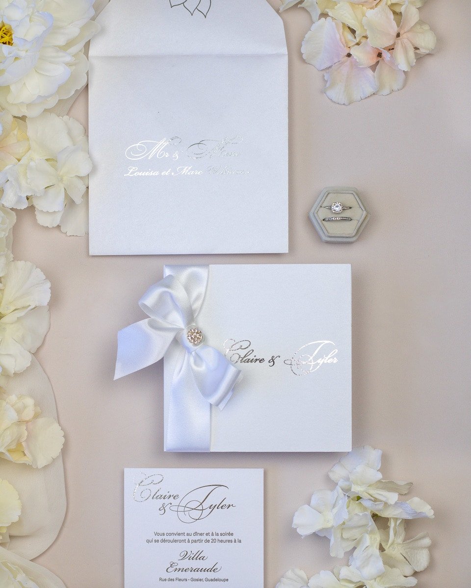 Lacy - Echantillon - Faire - part - Luxe Carterie Studio
