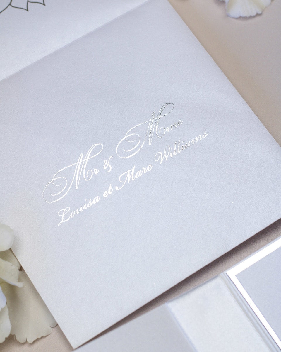 Lacy - Echantillon - Faire - part - Luxe Carterie Studio
