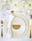 "Lalie - Marque-place" – Marque-place chic, élégant et romantique avec dorure or pour réception de mariage – Papeterie de mariage - Wedding stationery - Création Luxe Carterie Studio