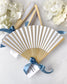 Lara - Eventail (par lot) - Cadeaux d'invités - Lot de 10 - Luxe Carterie Studio