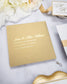 "Laura" - Faire-part de mariage chic, élégant et romantique avec dorure or - Wedding stationery - Création Luxe Carterie Studio