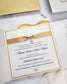 "Laura" - Faire-part de mariage chic, élégant et romantique avec dorure or - Wedding stationery - Création Luxe Carterie Studio