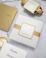 "Laura" - Faire-part de mariage chic, élégant et romantique avec dorure or - Wedding stationery - Création Luxe Carterie Studio