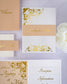 "Lauren" - Faire-part de mariage chic, élégant et romantique avec dorure or - Wedding stationery - Création Luxe Carterie Studio
