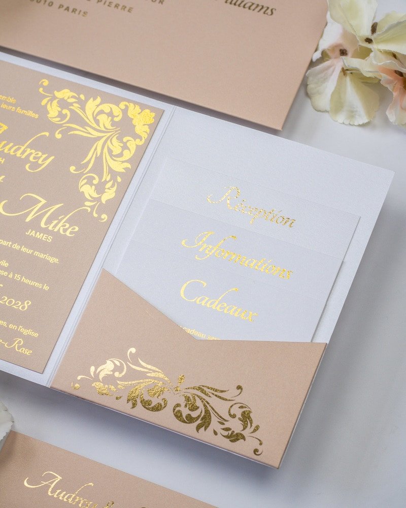 Lauren - Echantillon - Faire - part - Luxe Carterie Studio