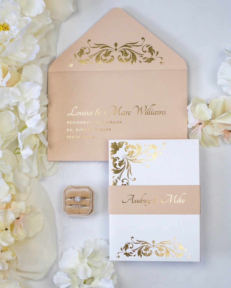 Lauren - Echantillon - Faire - part - Luxe Carterie Studio