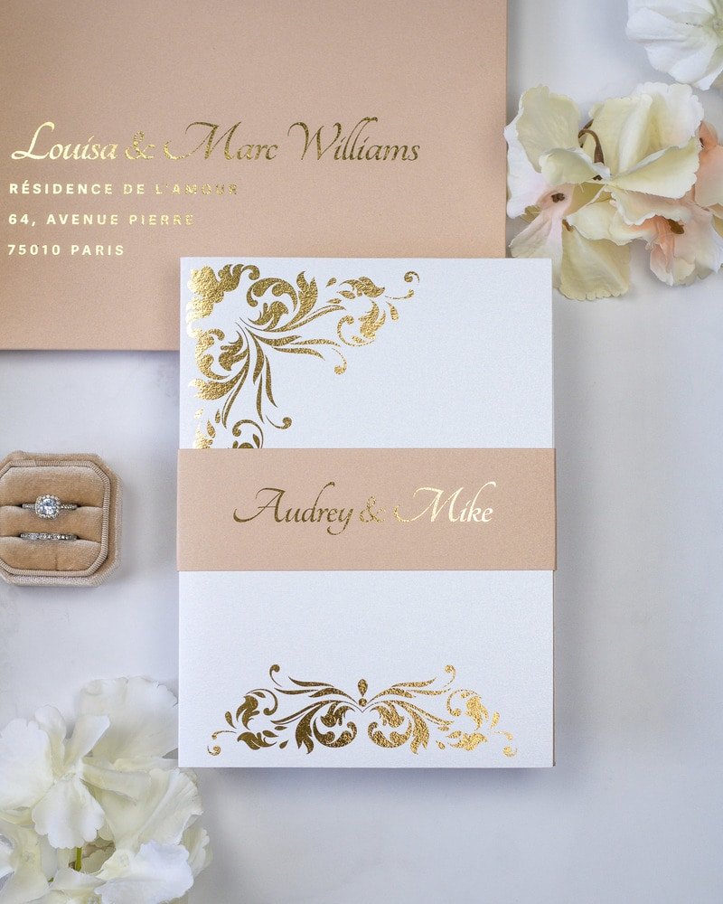 Lauren - Echantillon - Faire - part - Luxe Carterie Studio