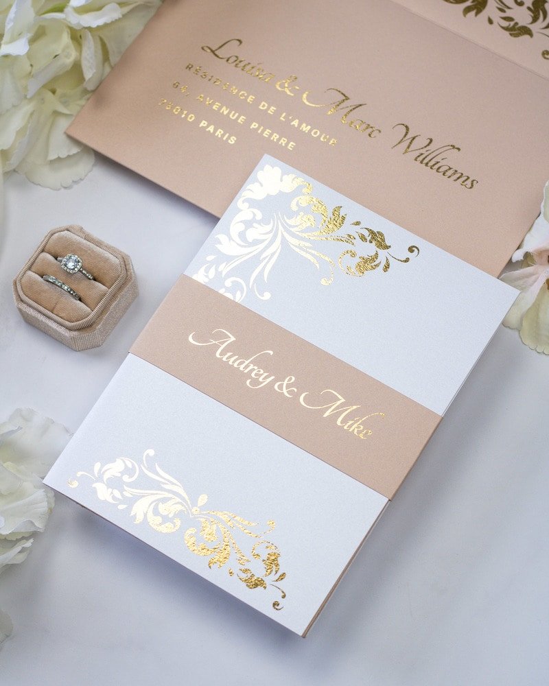 Lauren - Echantillon - Faire - part - Luxe Carterie Studio