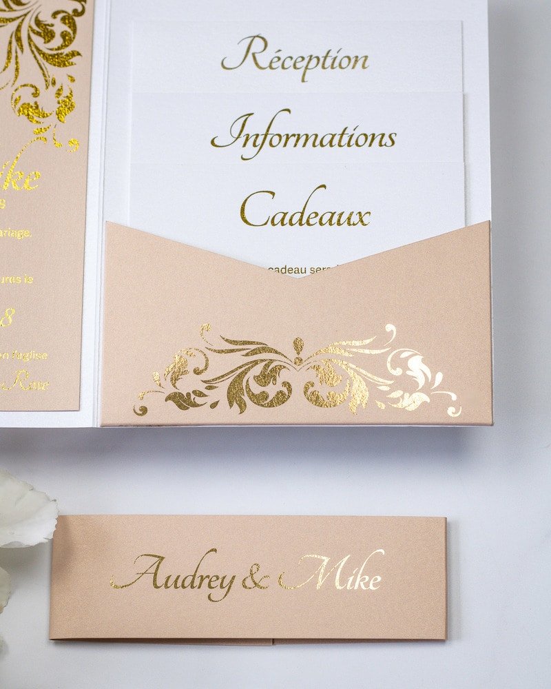 Lauren - Echantillon - Faire - part - Luxe Carterie Studio