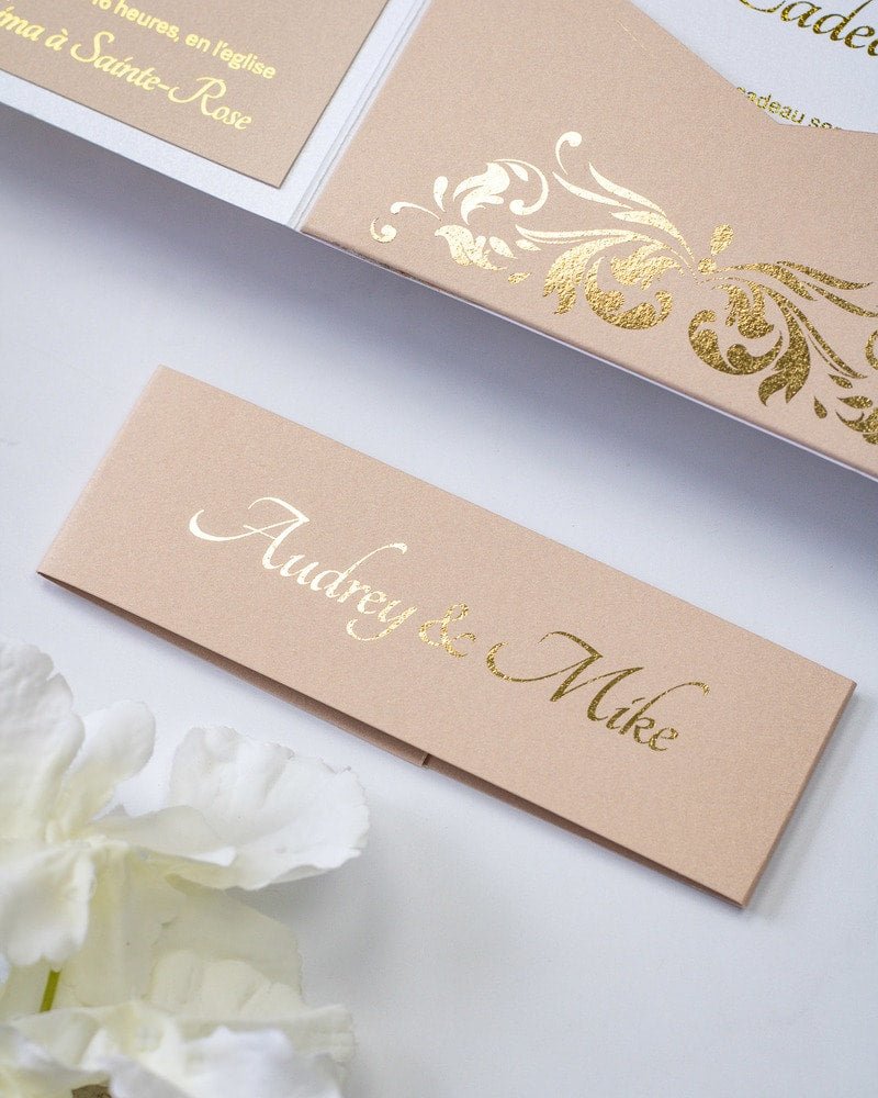 Lauren - Echantillon - Faire - part - Luxe Carterie Studio