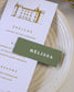 Lavande - menu & marque - place - Menu - Luxe Carterie Studio