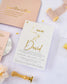 "Léane" - Faire-part de mariage chic, élégant et romantique avec dorure or - Wedding stationery - Création Luxe Carterie Studio