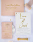 "Léane" - Faire-part de mariage chic, élégant et romantique avec dorure or - Wedding stationery - Création Luxe Carterie Studio