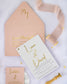 "Léane" - Faire-part de mariage chic, élégant et romantique avec dorure or - Wedding stationery - Création Luxe Carterie Studio