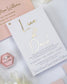 Léane - Echantillon - Faire - part - Luxe Carterie Studio