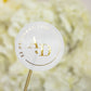 "Léona - Sticker" - Faire-part de mariage chic, élégant et romantique avec dorure or - Wedding stationery - Création Luxe Carterie Studio