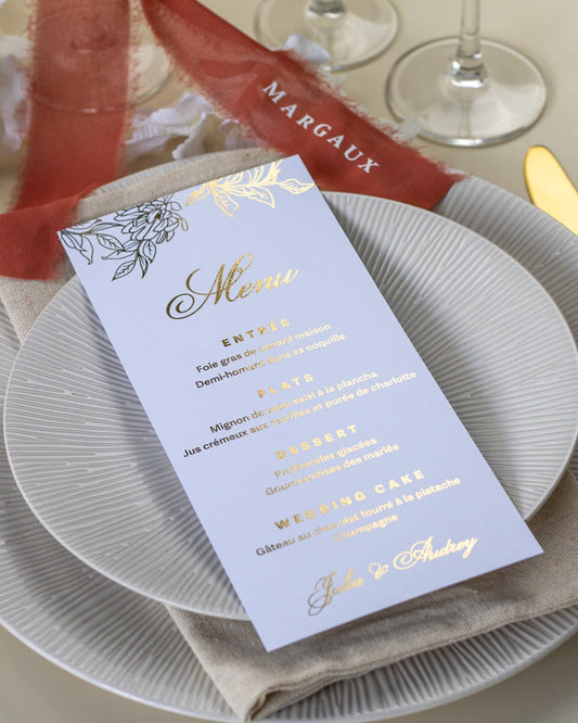 Lia - Menu - Menu - Luxe Carterie Studio