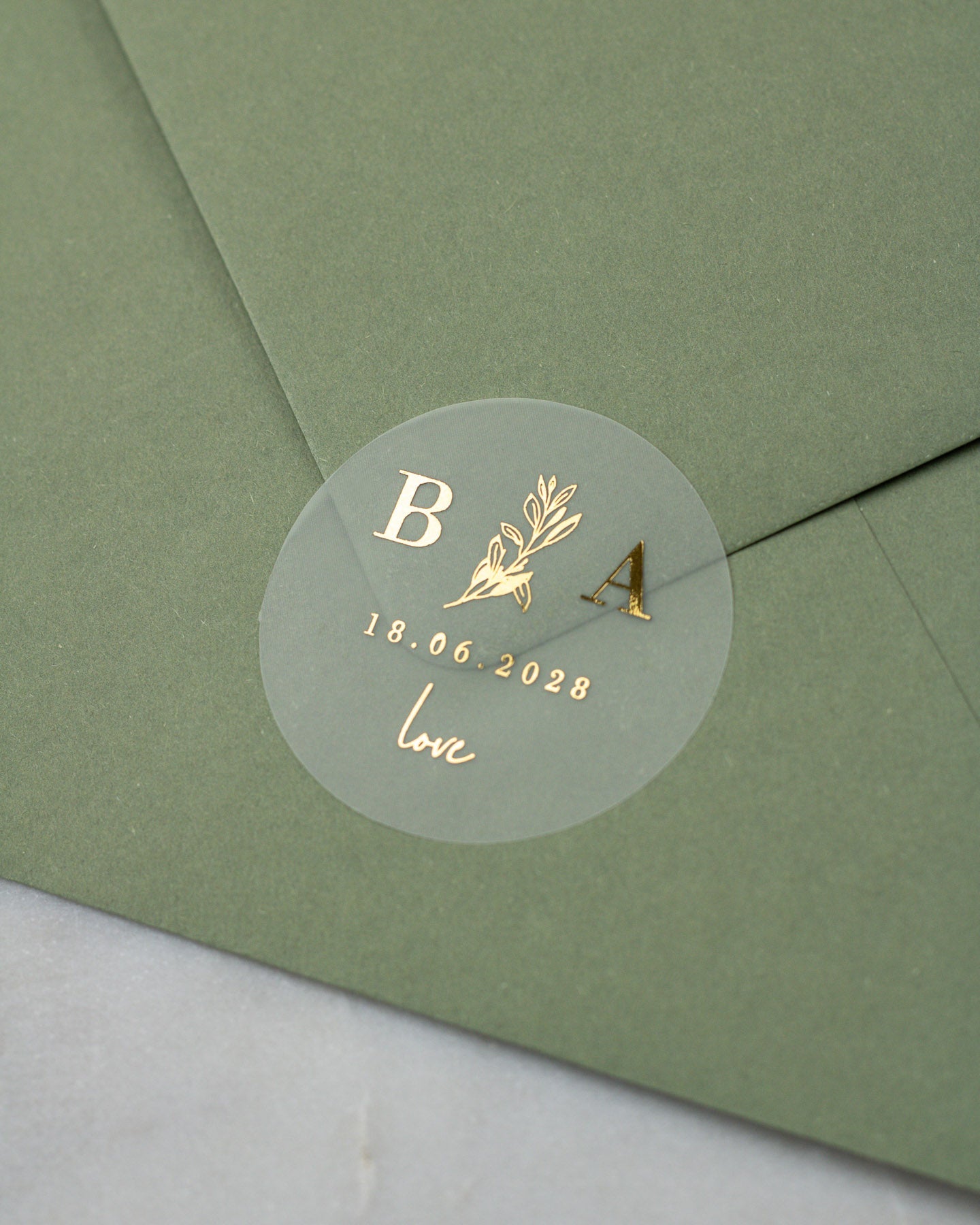 Lila - Sticker (lot de 15) - Stickers étiquettes - 4 cm - Lot de 15 - Luxe Carterie Studio