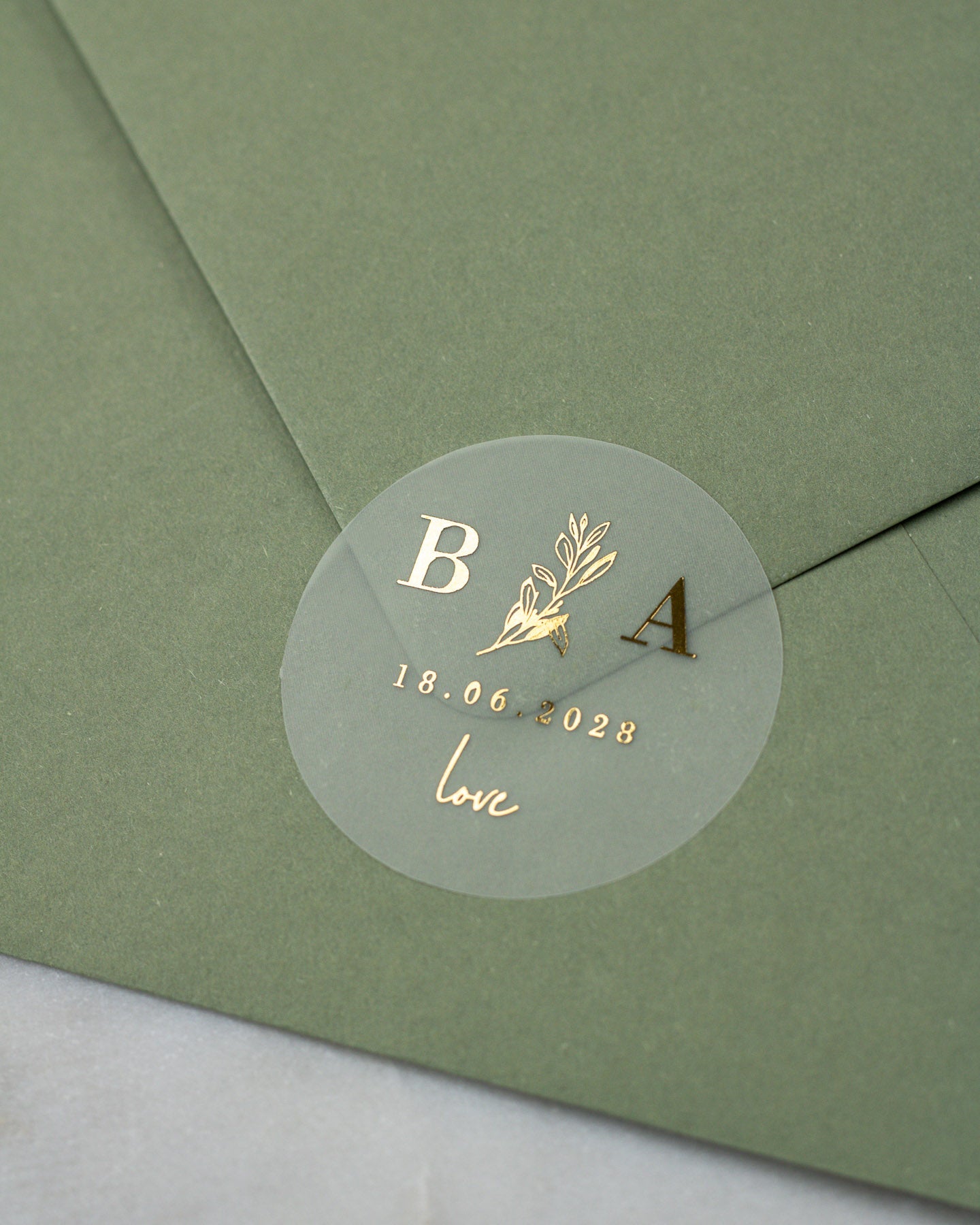 Lila - Sticker (lot de 15) - Stickers étiquettes - 4 cm - Lot de 15 - Luxe Carterie Studio