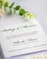 "Lilac" - Faire-part de mariage chic, élégant et romantique avec dorure or - Wedding stationery - Création Luxe Carterie Studio