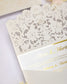 "Lilly" - Faire-part de mariage laser cut élégant et romantique avec dorure or - Wedding stationery - Création Luxe Carterie Studio