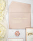 "Lisa" - Faire-part de mariage chic, élégant et romantique avec dorure or - Wedding stationery - Création Luxe Carterie Studio