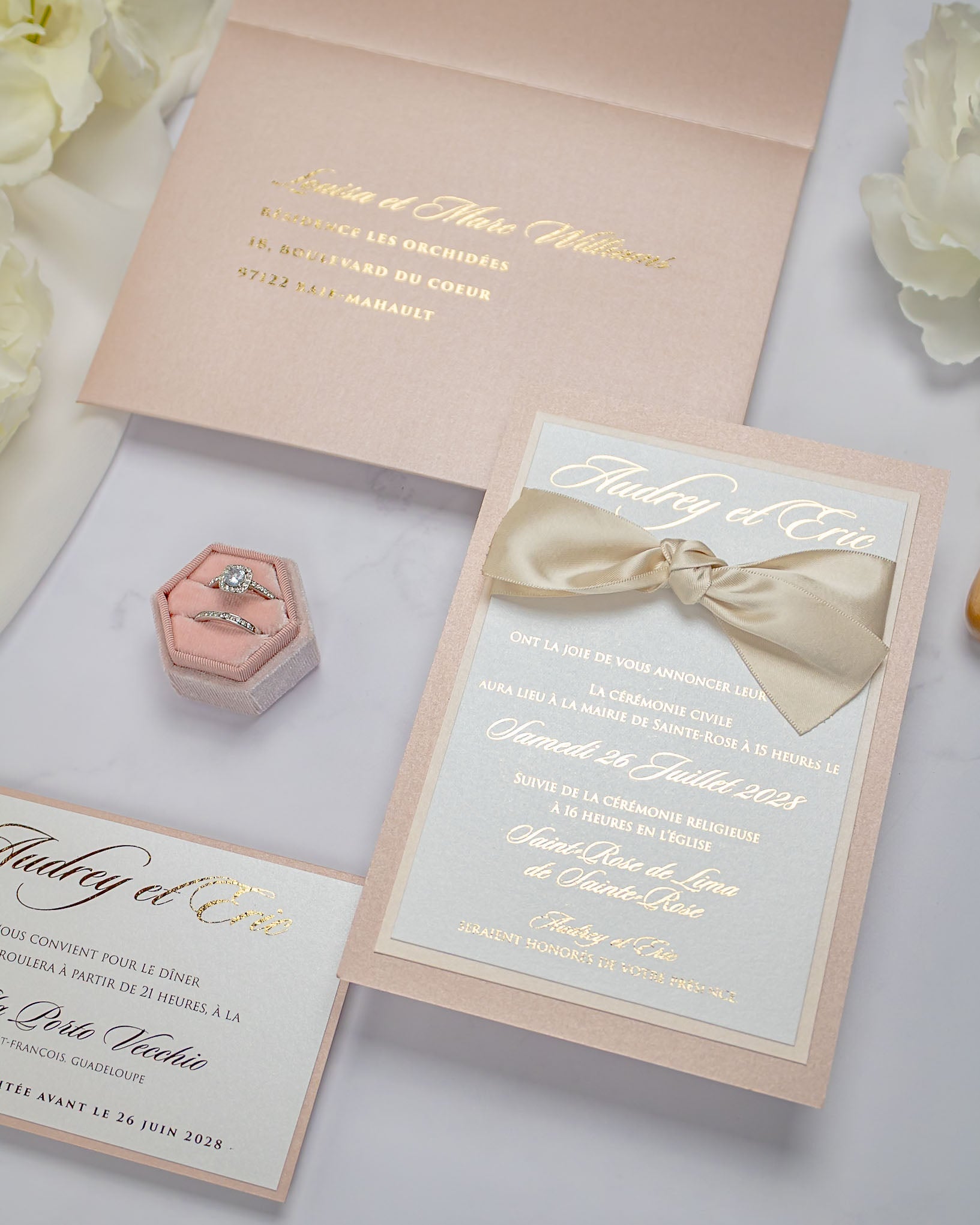 Lisa - Faire - part - Faire - part seul - Sans enveloppe - Luxe Carterie Studio