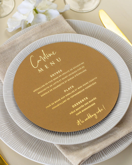 Liv - Menu - Luxe Carterie Studio