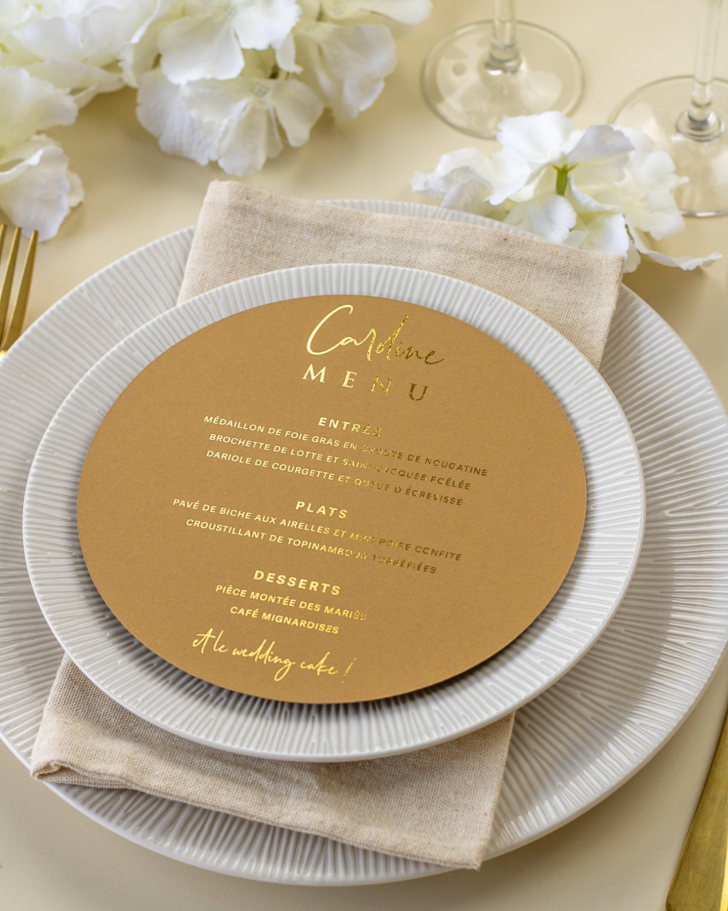 Liv - Menu - Luxe Carterie Studio