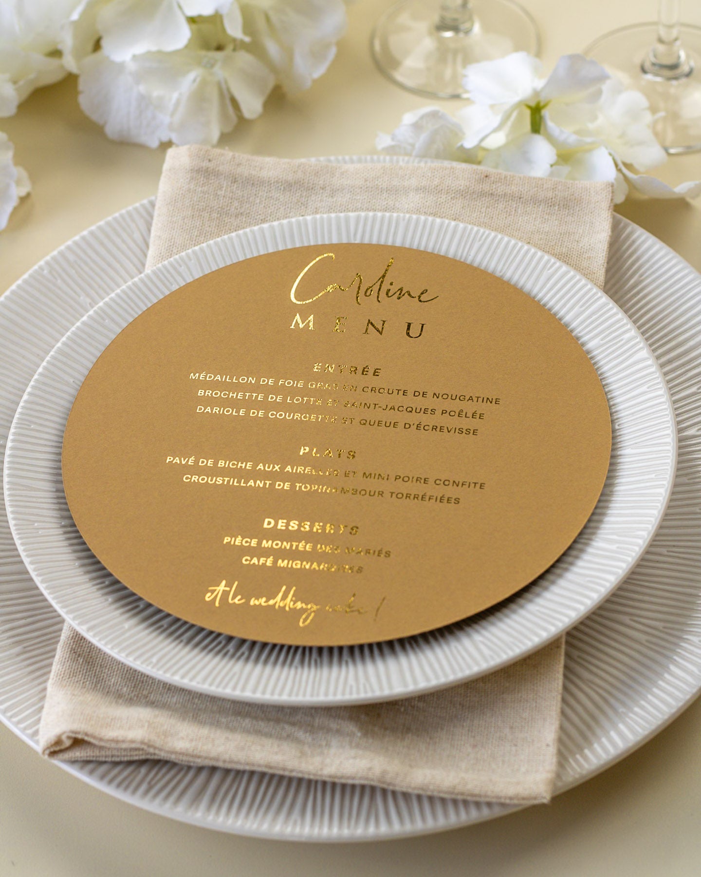 Liv - Menu - Luxe Carterie Studio