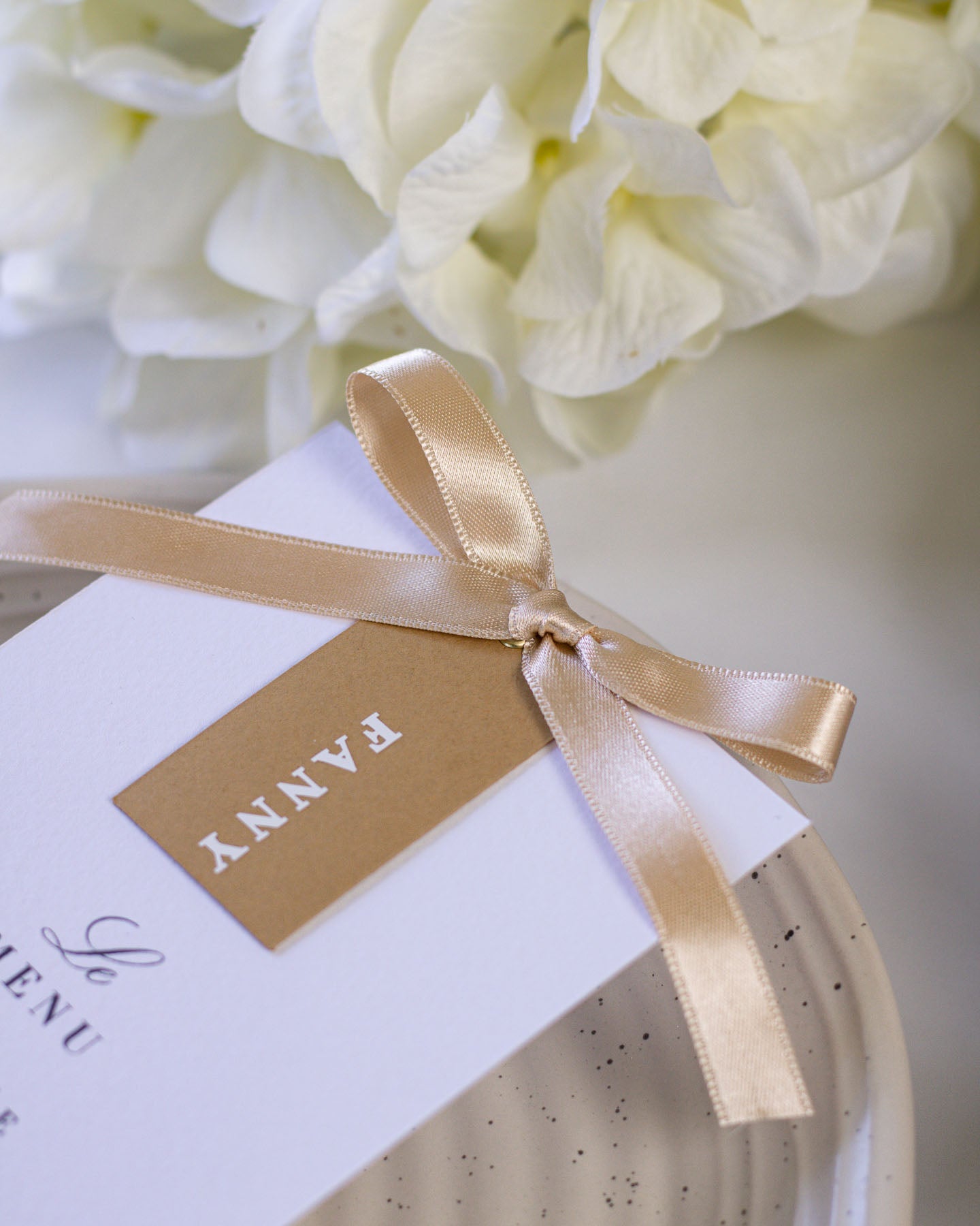 Lore - menu & marque - place - Menu - Luxe Carterie Studio