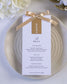 Lore - menu & marque - place - Menu - Luxe Carterie Studio