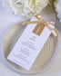 Lore - menu & marque - place - Menu - Luxe Carterie Studio