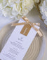 Lore - menu & marque - place - Menu - Luxe Carterie Studio