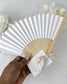 Louisa - Eventail (par lot) - Cadeaux d'invités - Lot de 10 - Luxe Carterie Studio