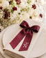 Lucia - Ruban satin Marque - place - Marque - place - Luxe Carterie Studio