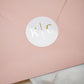 "Lucilla - Sticker" - Faire-part de mariage chic, élégant et romantique avec dorure or - Wedding stationery - Création Luxe Carterie Studio