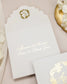 "Luna" - Faire-part de mariage chic, élégant et romantique avec dorure or - Wedding stationery - Création Luxe Carterie Studio
