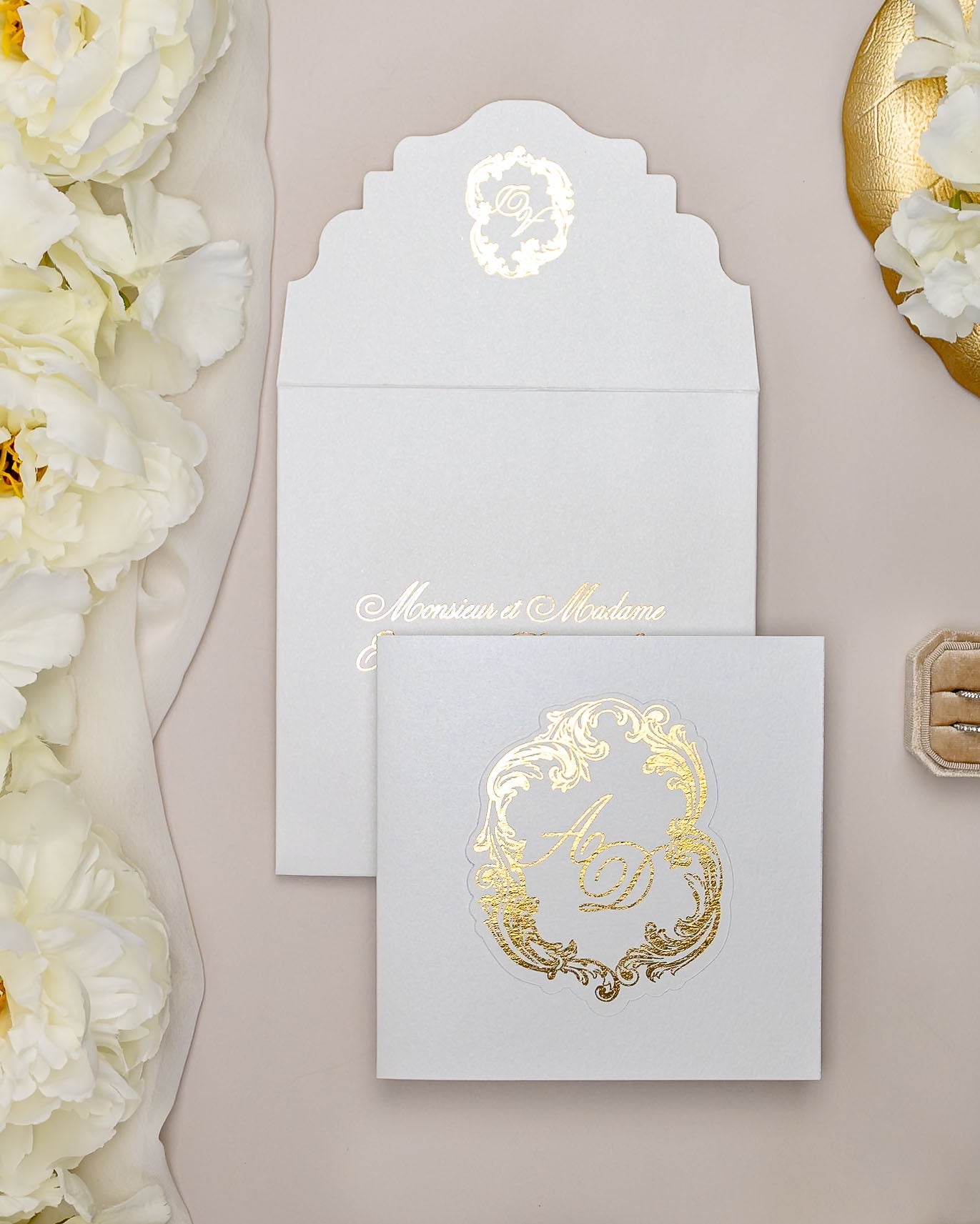 Luna - Faire - part - Faire - part seul - Sans enveloppe - Luxe Carterie Studio
