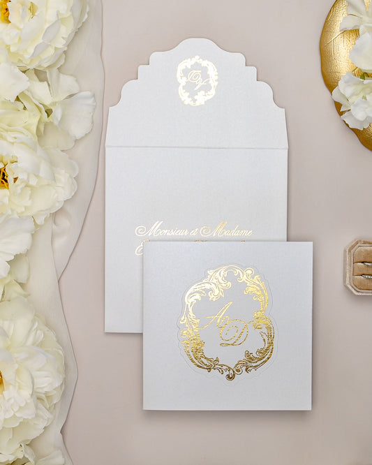 Luna - Faire - part - Faire - part seul - Sans enveloppe - Luxe Carterie Studio