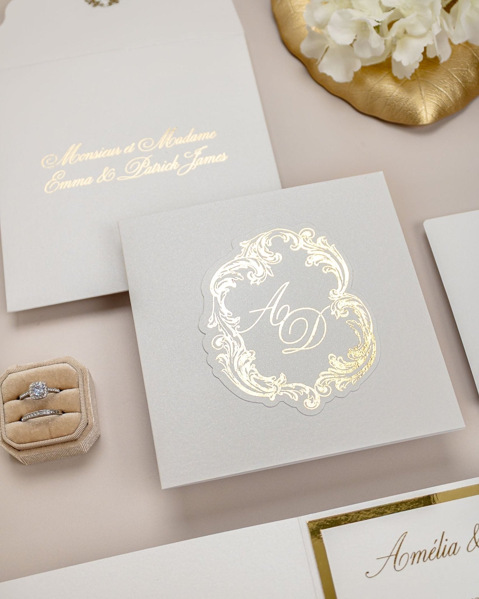 Luna - Faire - part - Faire - part seul - Sans enveloppe - Luxe Carterie Studio