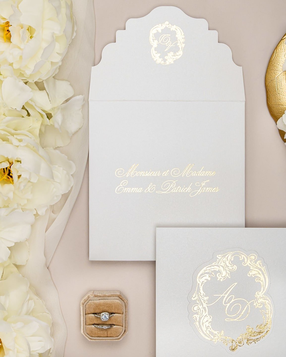 Luna - Echantillon - Faire - part - Luxe Carterie Studio