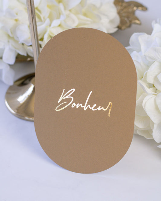 Lune - Nom de table - Nom de table - Luxe Carterie Studio