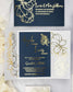 "Luz" - Faire-part de mariage chic, élégant et romantique avec dorure or - Wedding stationery - Création Luxe Carterie Studio