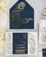 "Luz" - Faire-part de mariage chic, élégant et romantique avec dorure or - Wedding stationery - Création Luxe Carterie Studio