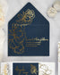 "Luz" - Faire-part de mariage chic, élégant et romantique avec dorure or - Wedding stationery - Création Luxe Carterie Studio