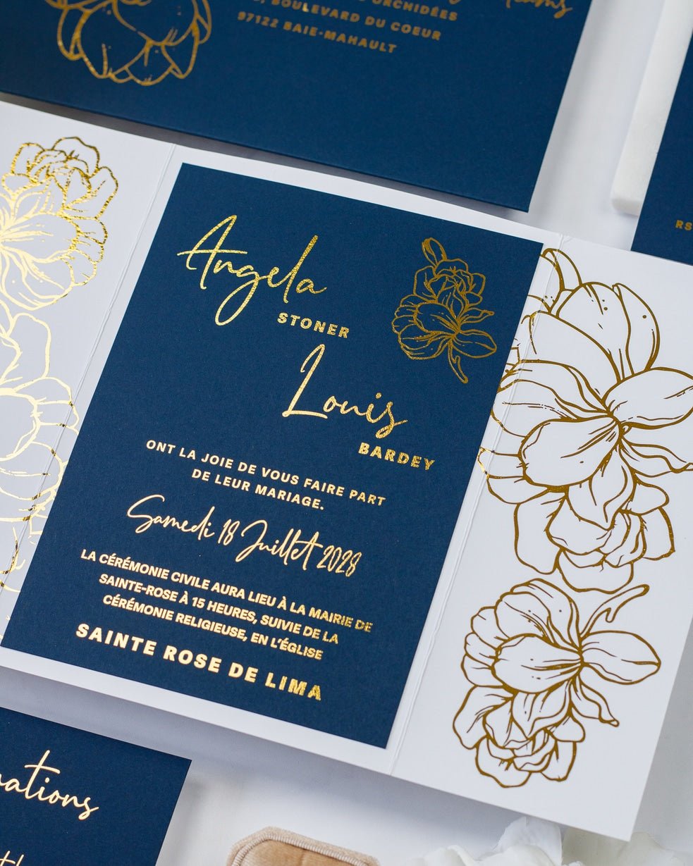 Luz - Echantillon - Faire - part - Luxe Carterie Studio