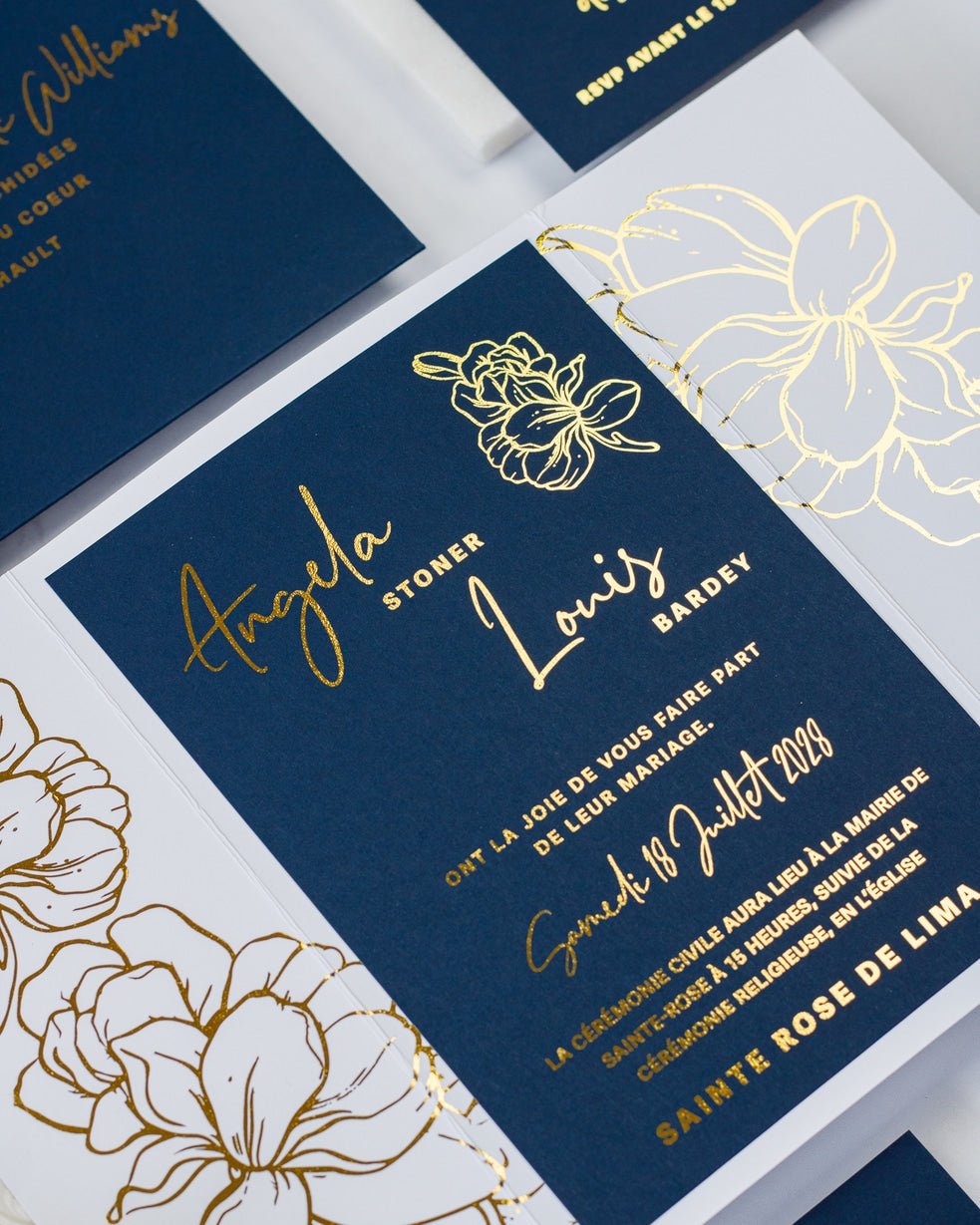 Luz - Echantillon - Faire - part - Luxe Carterie Studio