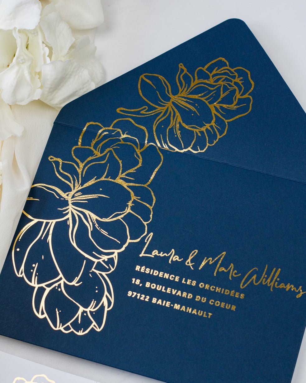 Luz - Echantillon - Faire - part - Luxe Carterie Studio